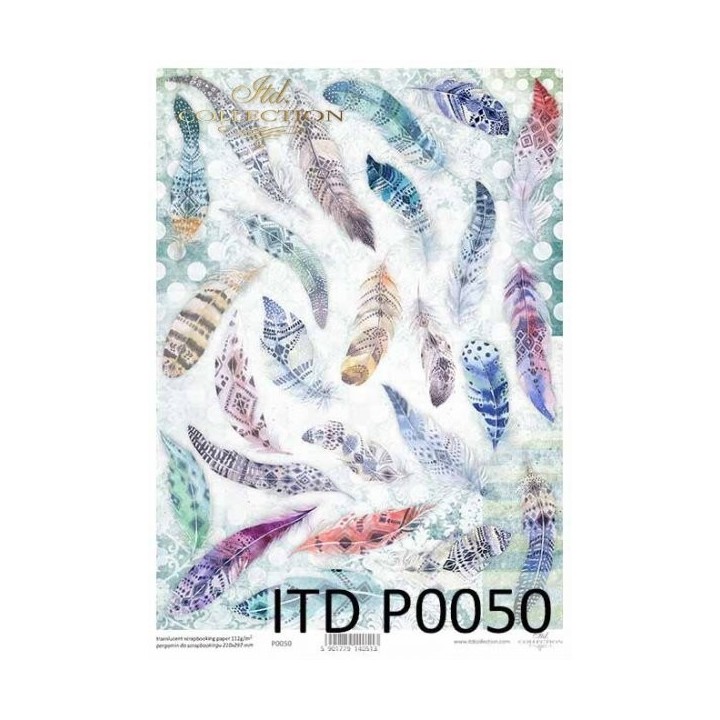Translucent scrapbookpapier P0050