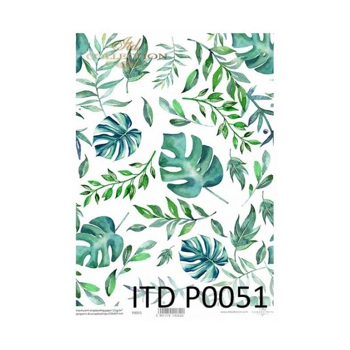 Translucent scrapbookpapier P0051