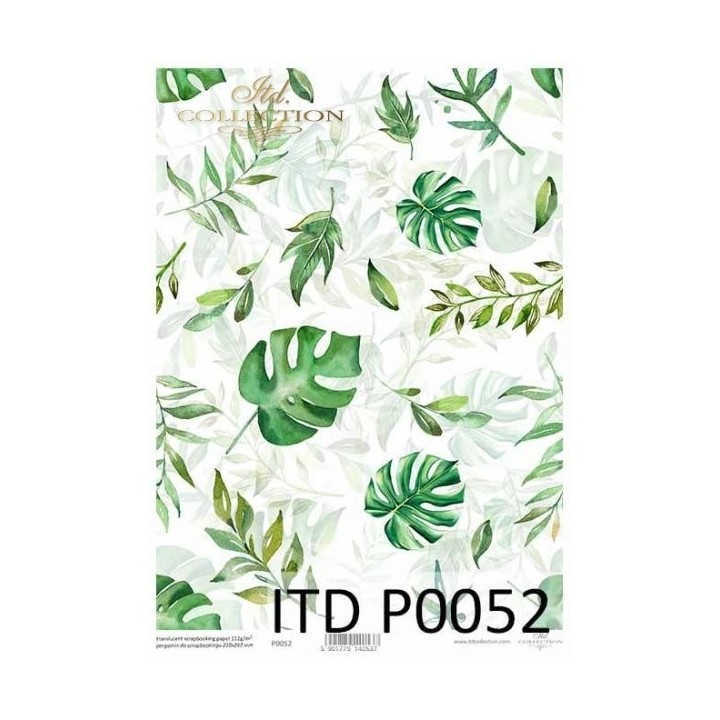 Translucent scrapbookingpapier P0052
