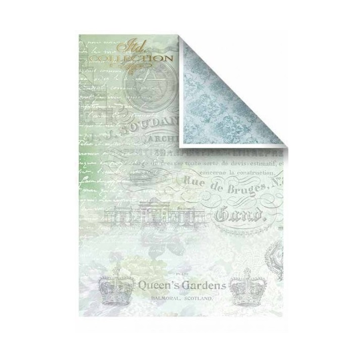 Scrapbookingpapier SCRAP-007 ''Retro reizen''