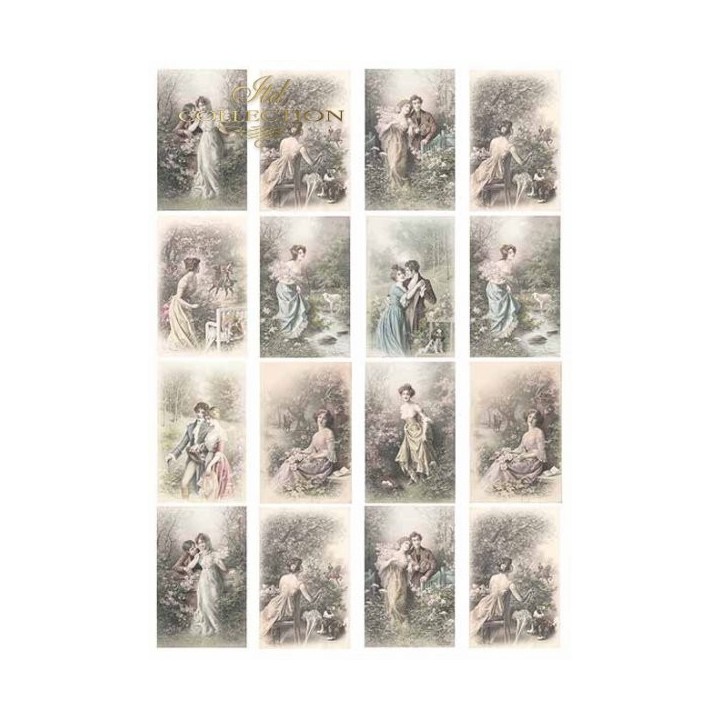 Scrapbookingpapier SCRAP-009 ''Romantische tuin''