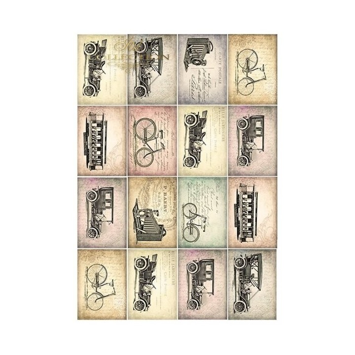 Scrapbookingpapier SCRAP-010 ''Oude auto's''