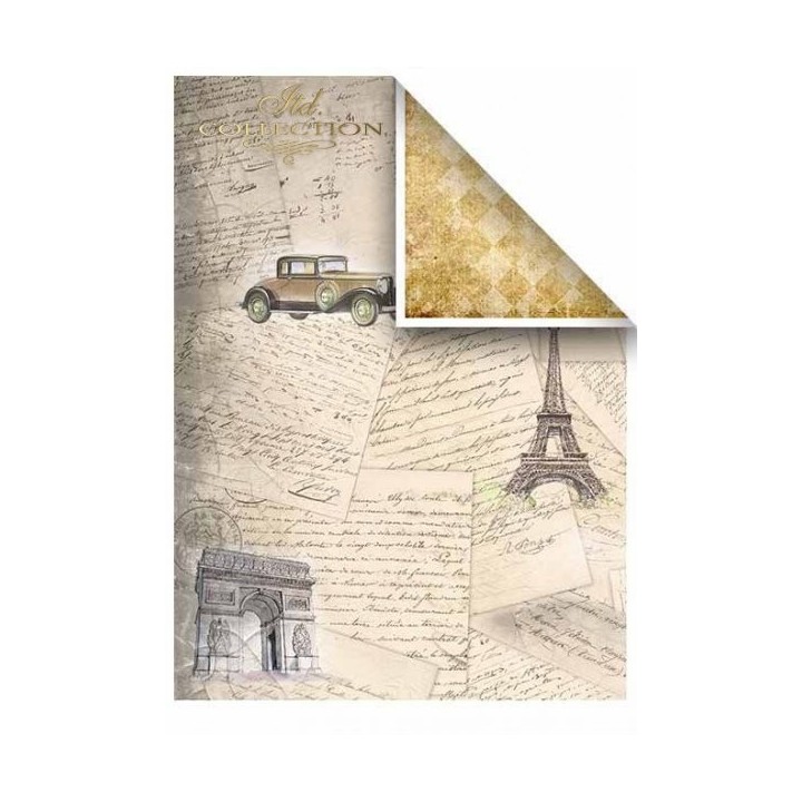 Scrapbookingpapier SCRAP-010 ''Oude auto's''