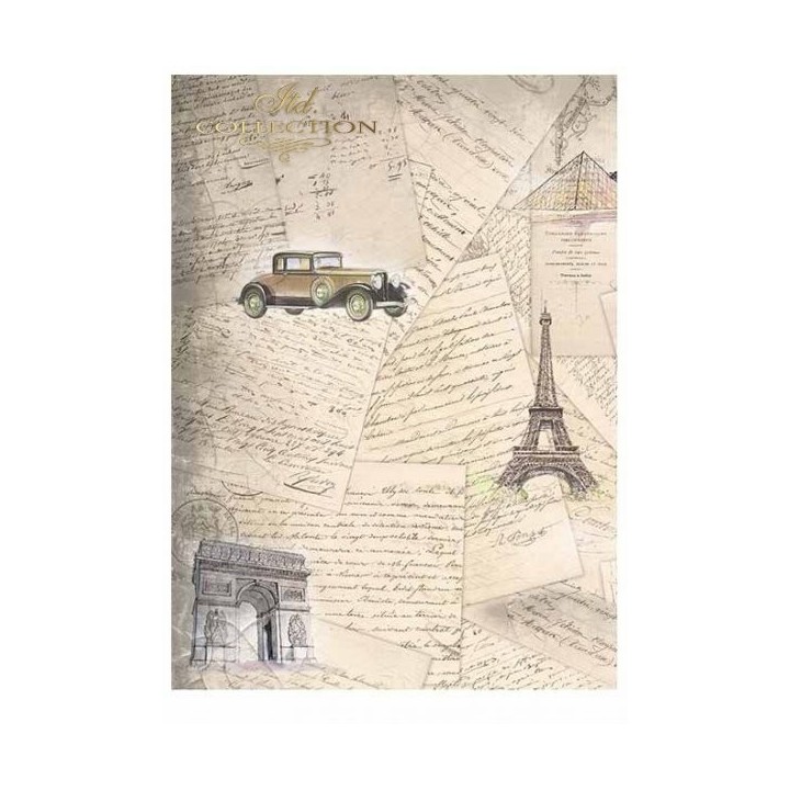 Scrapbookingpapier SCRAP-010 ''Oude auto's''