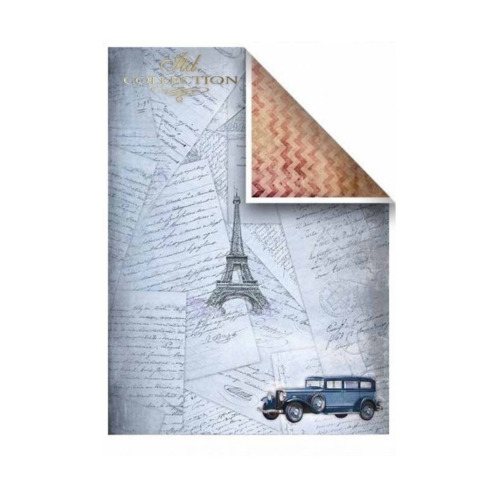Scrapbookingpapier SCRAP-010 ''Oude auto's''