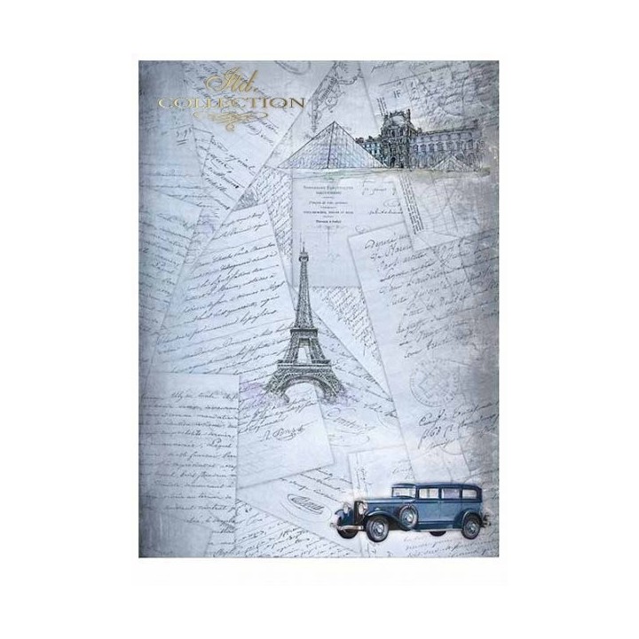 Scrapbookingpapier SCRAP-010 ''Oude auto's''
