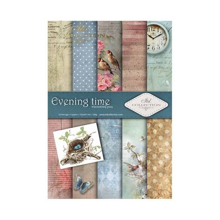 Scrapbookingpapier SCRAP-011 ''Avondtijd''