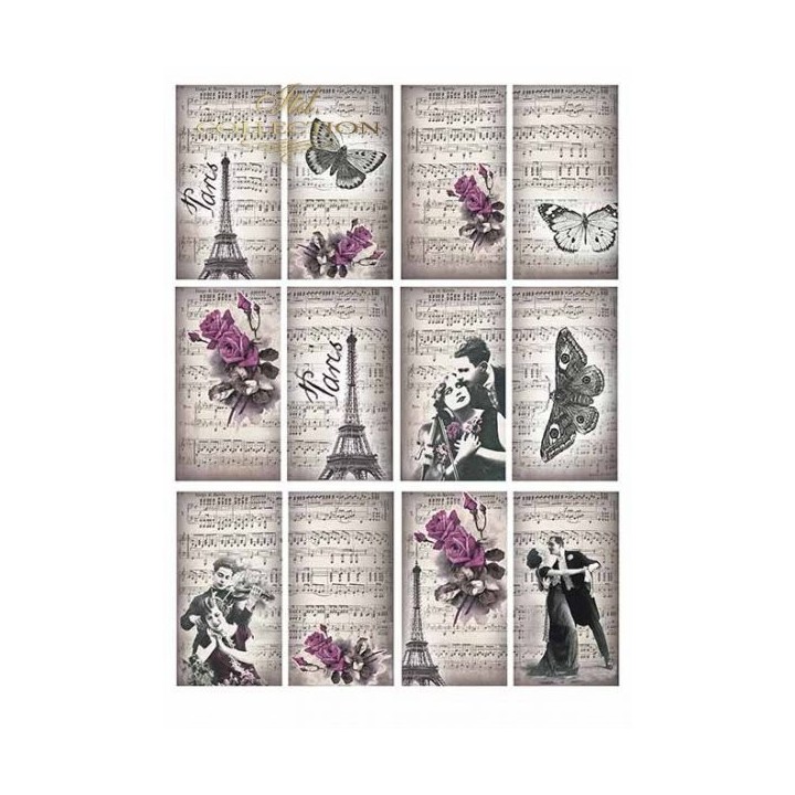 Scrapbookingpapier SCRAP-013 ''Purple rhapsody''