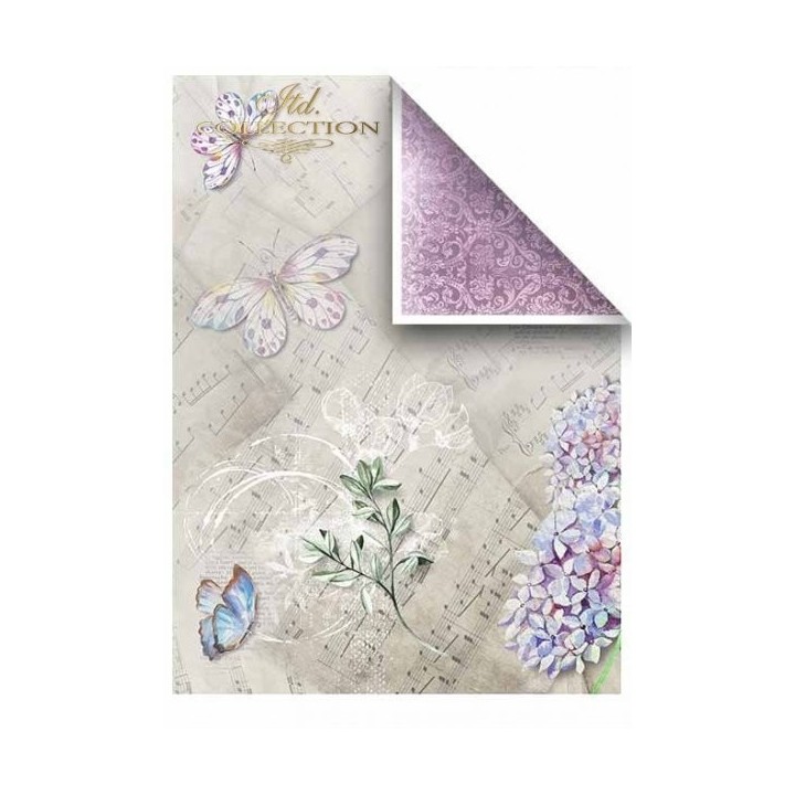Scrapbookingpapier SCRAP-013 ''Purple rhapsody''