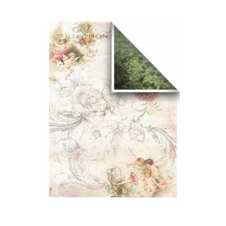 Scrapbookingpapier SCRAP-015 ''Franse meisjes''