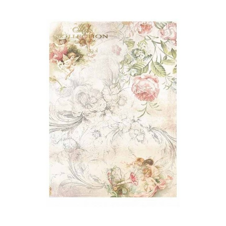 Scrapbookingpapier SCRAP-015 ''Franse meisjes''
