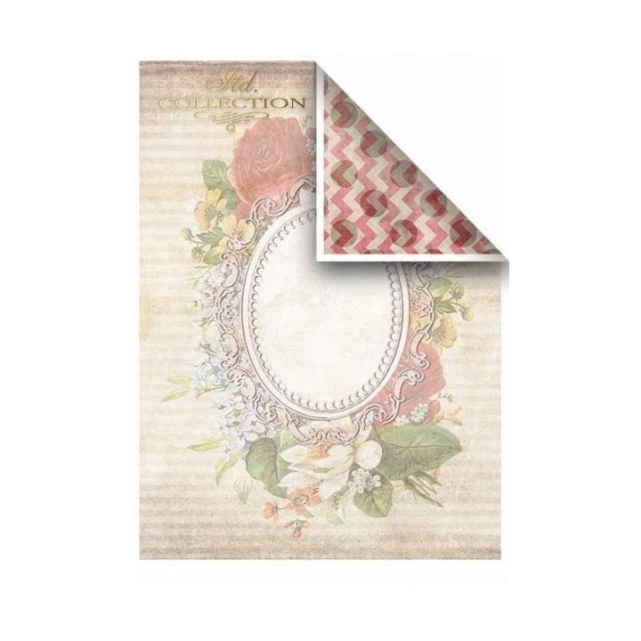 Scrapbookingpapier SCRAP-015 ''Franse meisjes''