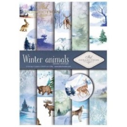 Scrapbookingpapier SCRAP-018 ''Winterdieren''