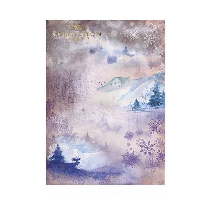 Scrapbookingpapier SCRAP-018 ''Winterdieren''
