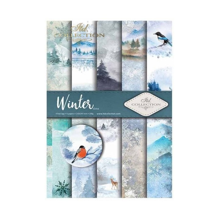 Scrapbookingpapier SCRAP-019 ''Winter''