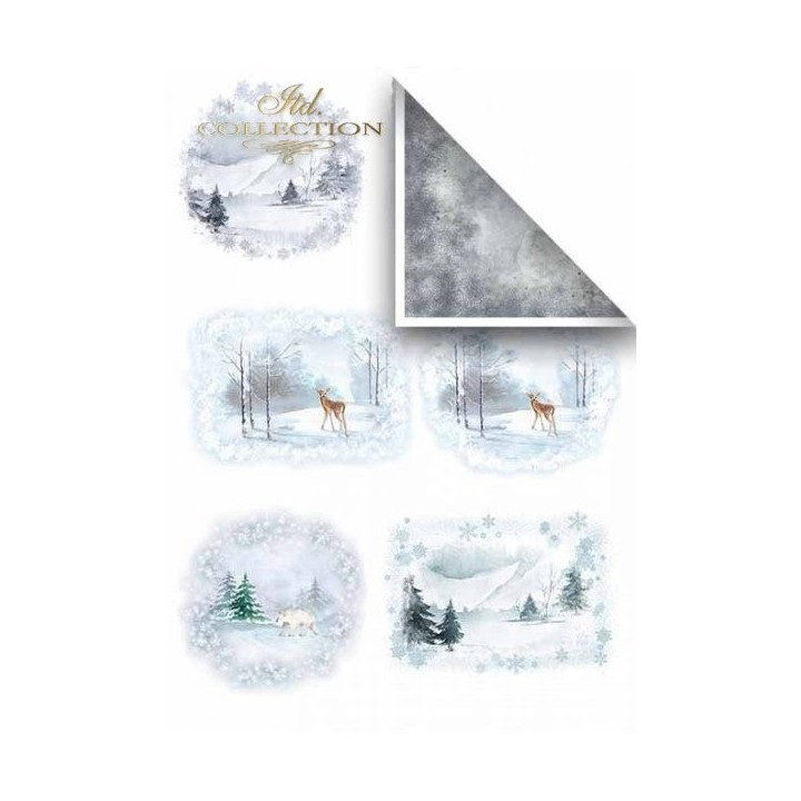 Scrapbookingpapier SCRAP-019 ''Winter''