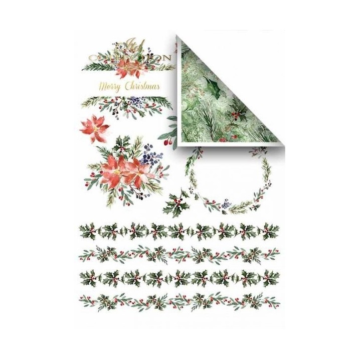 Scrapbookingpapier SCRAP-020 ''Adventskrans''