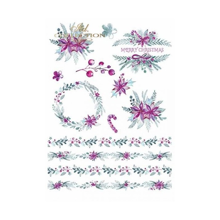 Scrapbookingpapier SCRAP-020 ''Adventskrans''