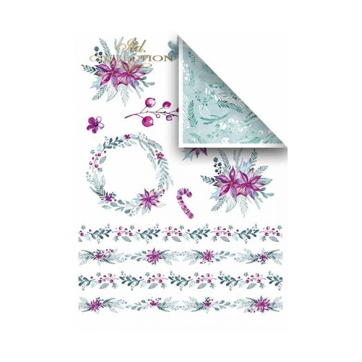 Scrapbookingpapier SCRAP-020 ''Adventskrans''