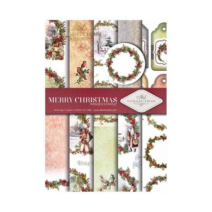 Scrapbookingpapier SCRAP-021 ''Merry Christmas''