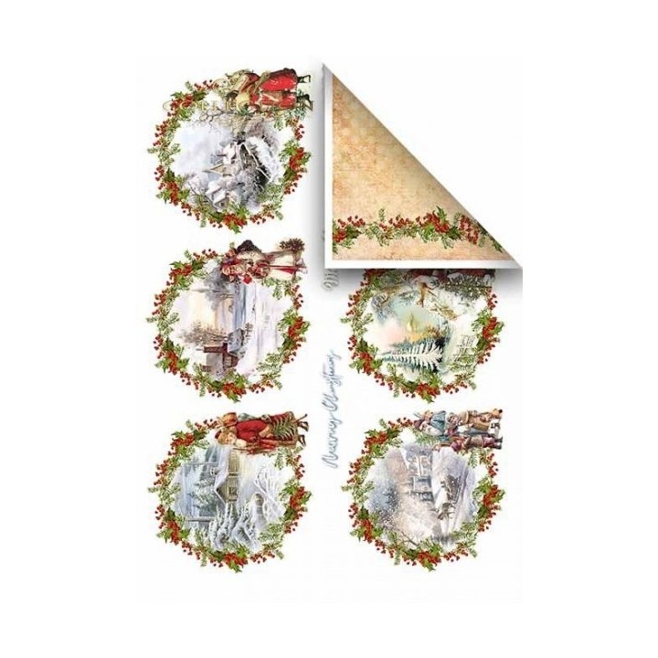 Scrapbookingpapier SCRAP-021 ''Merry Christmas''