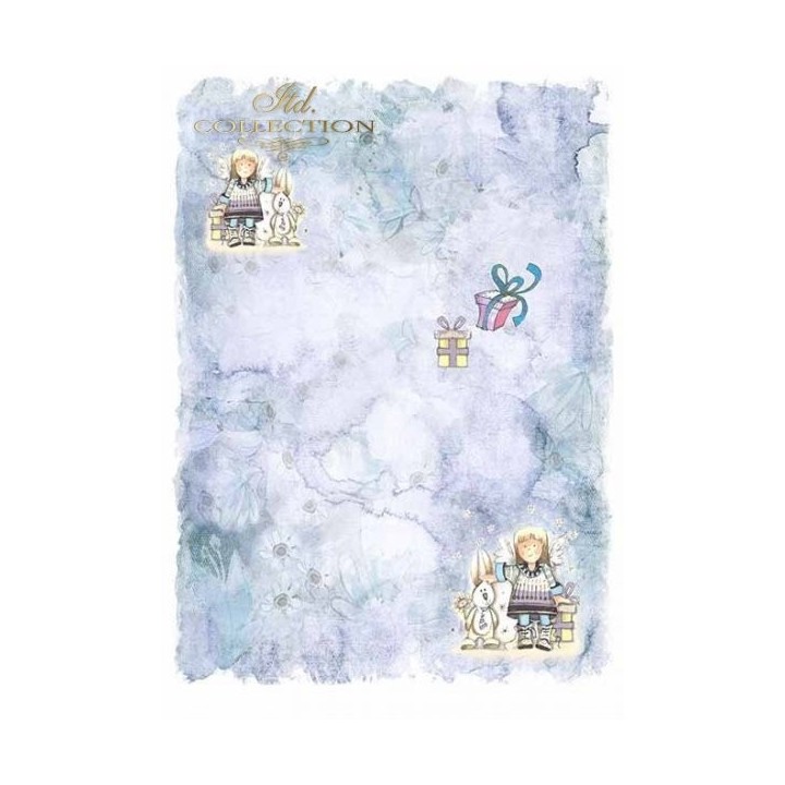 Scrapbookingpapier SCRAP-022 ''Engelen & Cadeautjes''