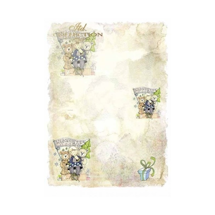 Scrapbookingpapier SCRAP-022 ''Engelen & Cadeautjes''