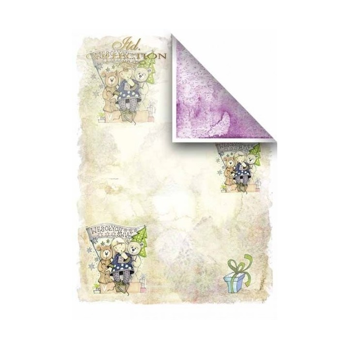 Scrapbookingpapier SCRAP-022 ''Engelen & Cadeautjes''