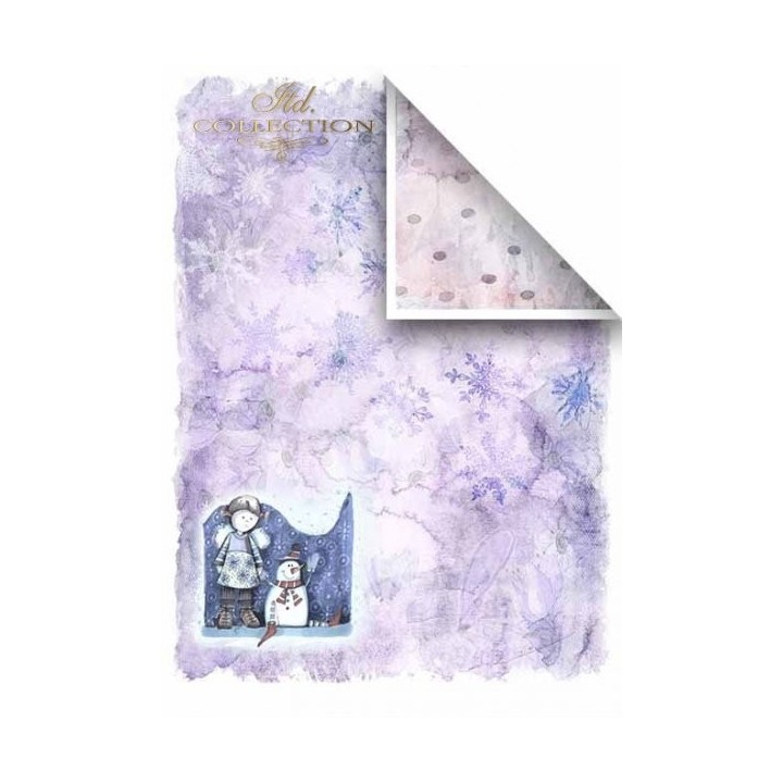 Scrapbookingpapier SCRAP-023 ''Engelen en sneeuwvlokken''