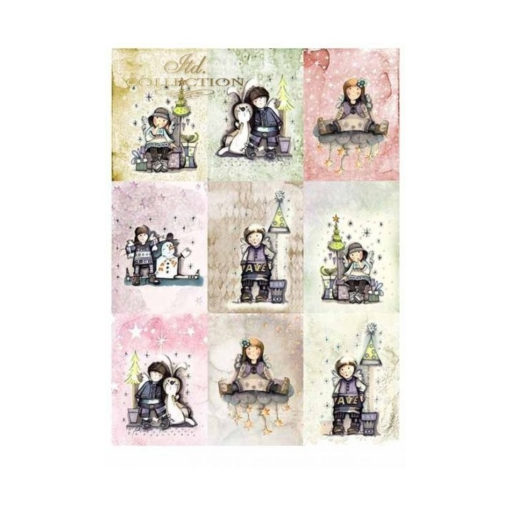 Scrapbookingpapier SCRAP-024 ''Engelen & Sterren''
