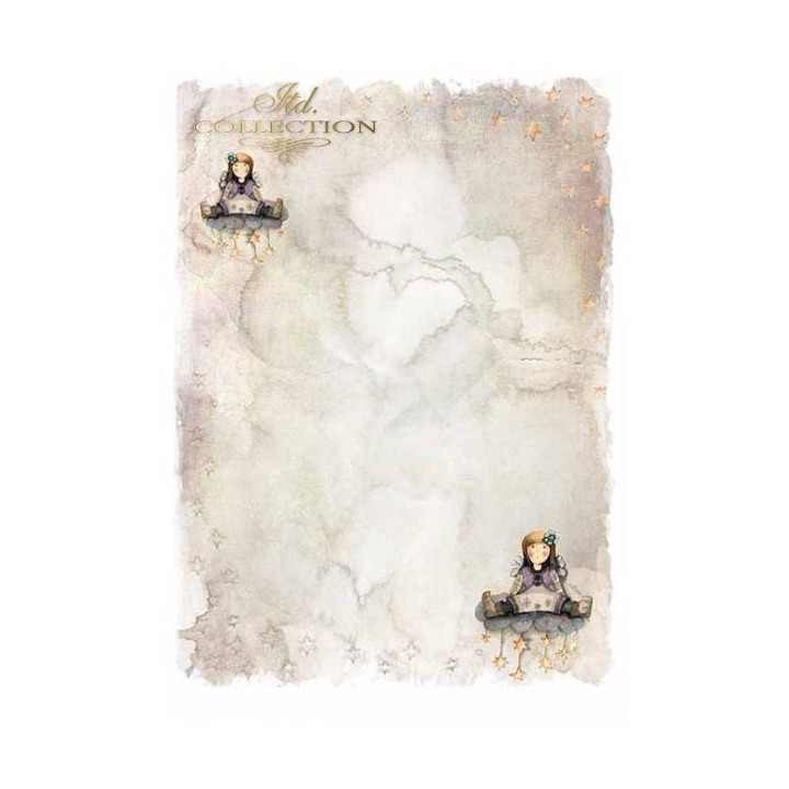 Scrapbookingpapier SCRAP-024 ''Engelen & Sterren''