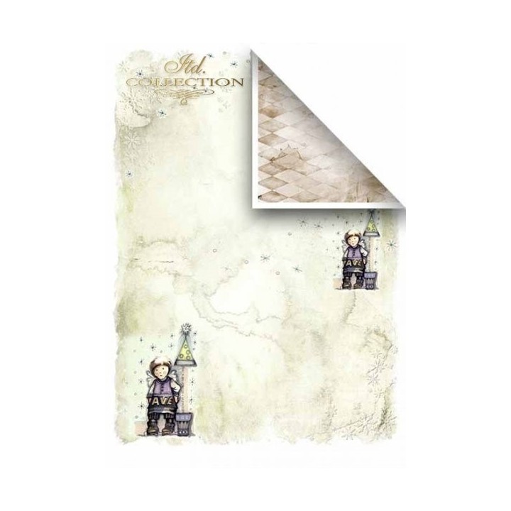 Scrapbookingpapier SCRAP-024 ''Engelen & Sterren''