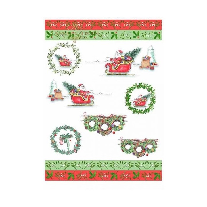Scrapbookingpapier SCRAP-026 ''Kerstspeelgoed''