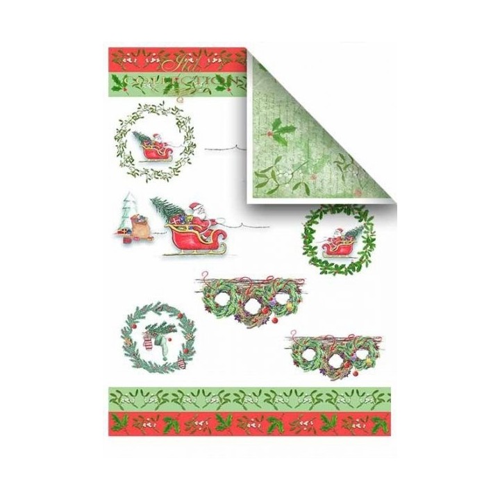 Scrapbookingpapier SCRAP-026 ''Kerstspeelgoed''