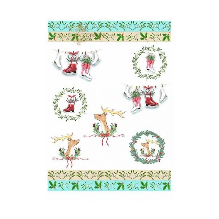 Scrapbookingpapier SCRAP-026 ''Kerstspeelgoed''