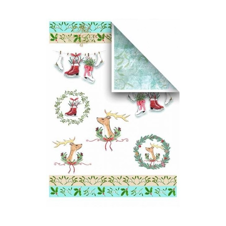 Scrapbookingpapier SCRAP-026 ''Kerstspeelgoed''