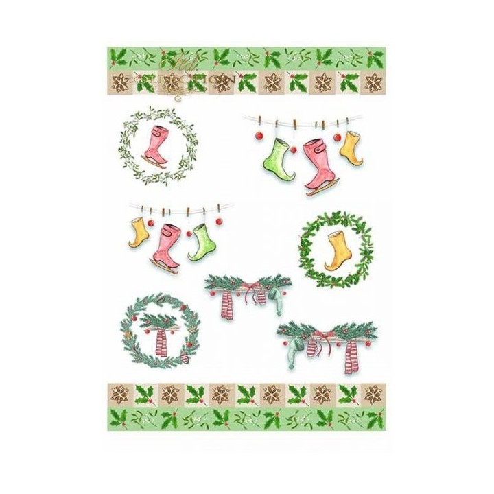 Scrapbookingpapier SCRAP-026 ''Kerstspeelgoed''
