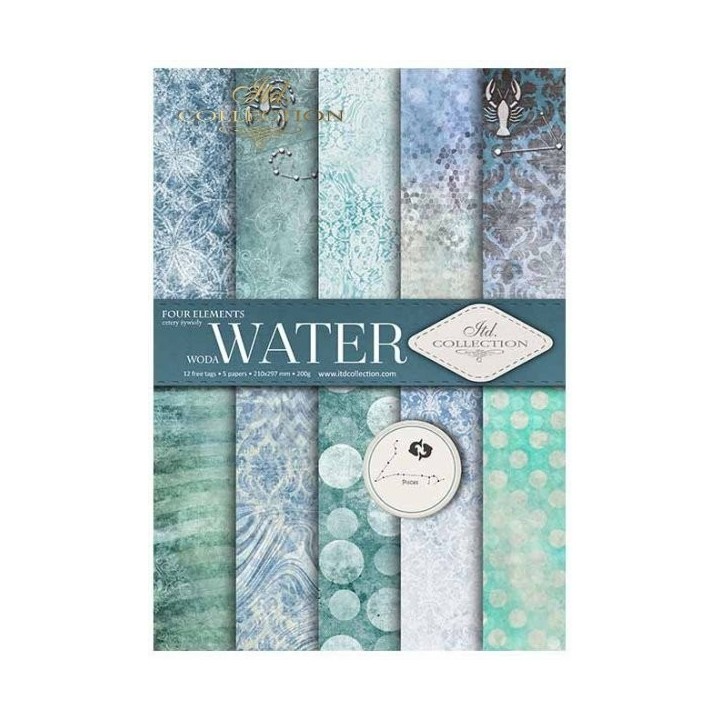 Scrapbookingpapier SCRAP-028 ''Water''