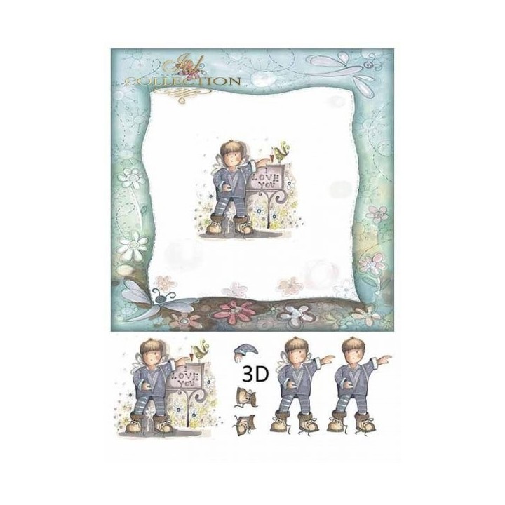 Scrapbookingpapier SCRAP-031 ''Engelen & Jongens''