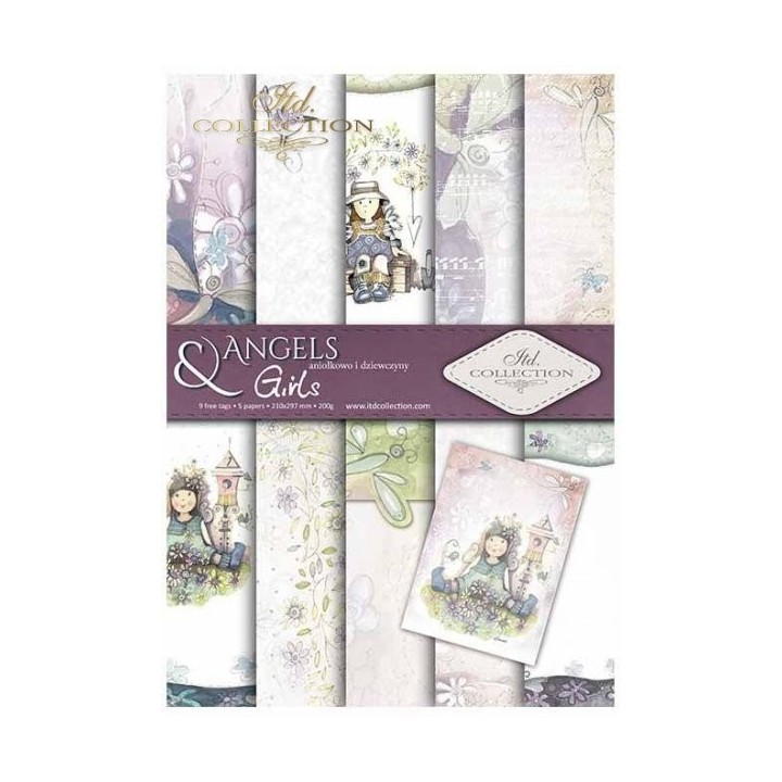 Scrapbookingpapier SCRAP-032 ''Engelen & Meisjes''
