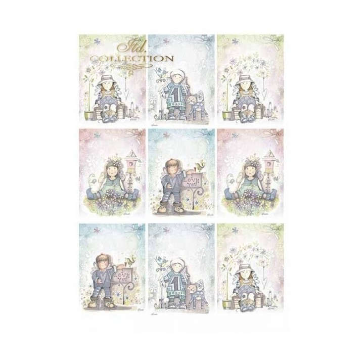 Scrapbookingpapier SCRAP-032 ''Engelen & Meisjes''