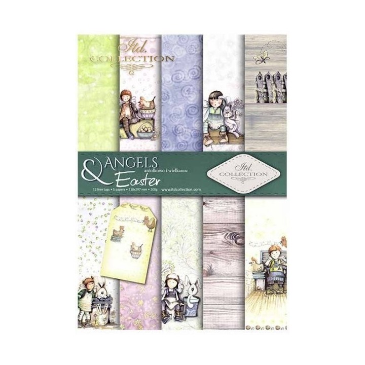 Scrapbookingpapier SCRAP-034 ''Engelen & Pasen''