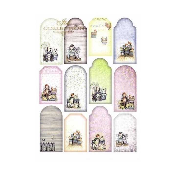 Scrapbookingpapier SCRAP-034 ''Engelen & Pasen''