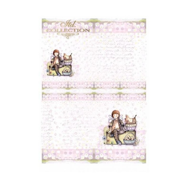 Scrapbookingpapier SCRAP-034 ''Engelen & Pasen''