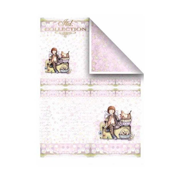 Scrapbookingpapier SCRAP-034 ''Engelen & Pasen''
