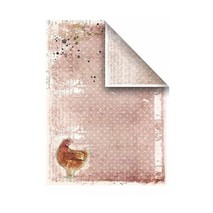 Scrapbookingpapier SCRAP-035 ''rond de boerderij''