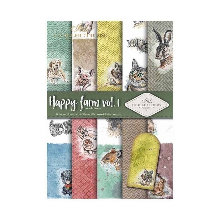 Scrapbookingpapier SCRAP-037 ''Happy farm''