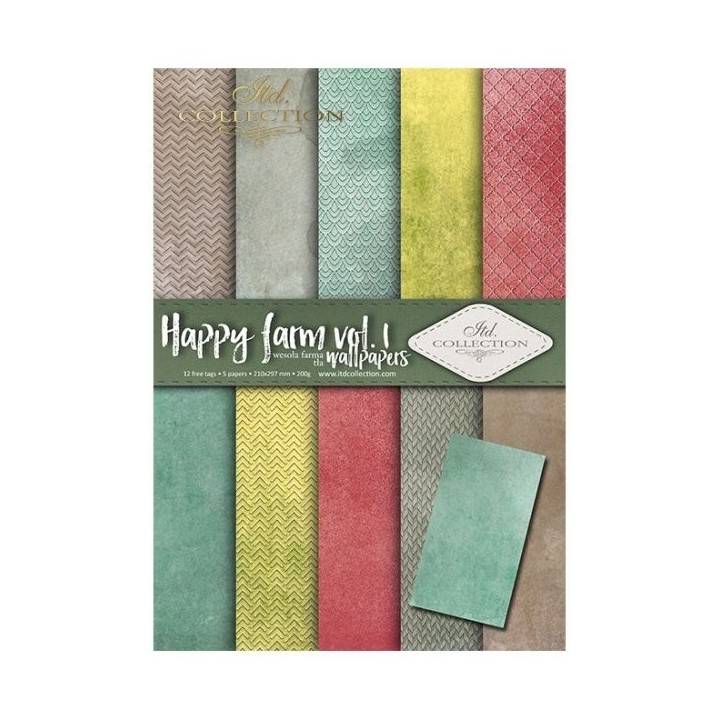 Scrapbookingpapier SCRAP-039 ''Happy farm vol. 1''