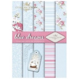 Scrapbookingpapier SCRAP-041 ''blauwe dromen''