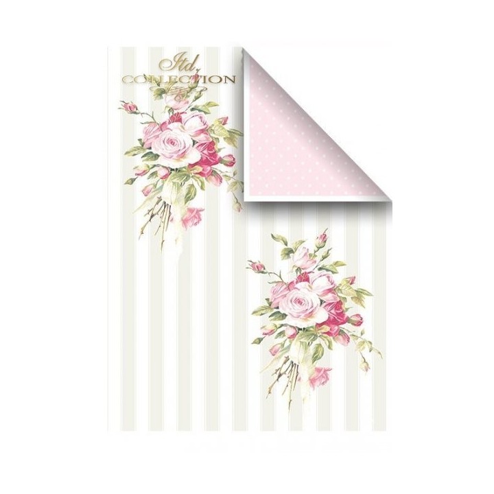 Scrapbookingpapier SCRAP-042 ''roze dromen''